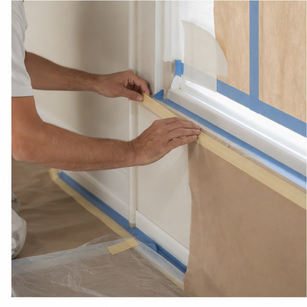 Dust-controlled preparation